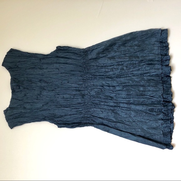SOLD🎉NWT J.Jill Silk Sleeveless Top-Blue, Beaded, - Picture 3 of 4